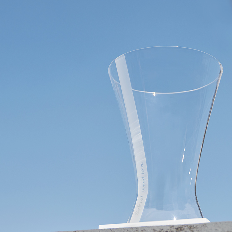 あやせものづくり研究会 Sekiei セキエイ  石英ガラス ガラス 日本製 スピーカー おしゃれ シンプル デザイン