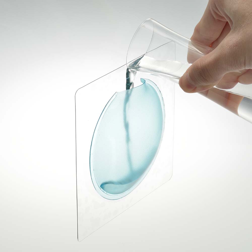 Kaki　+d　ガラスに貼れる 花器　 フラワーベース 透明　花瓶 一輪挿し