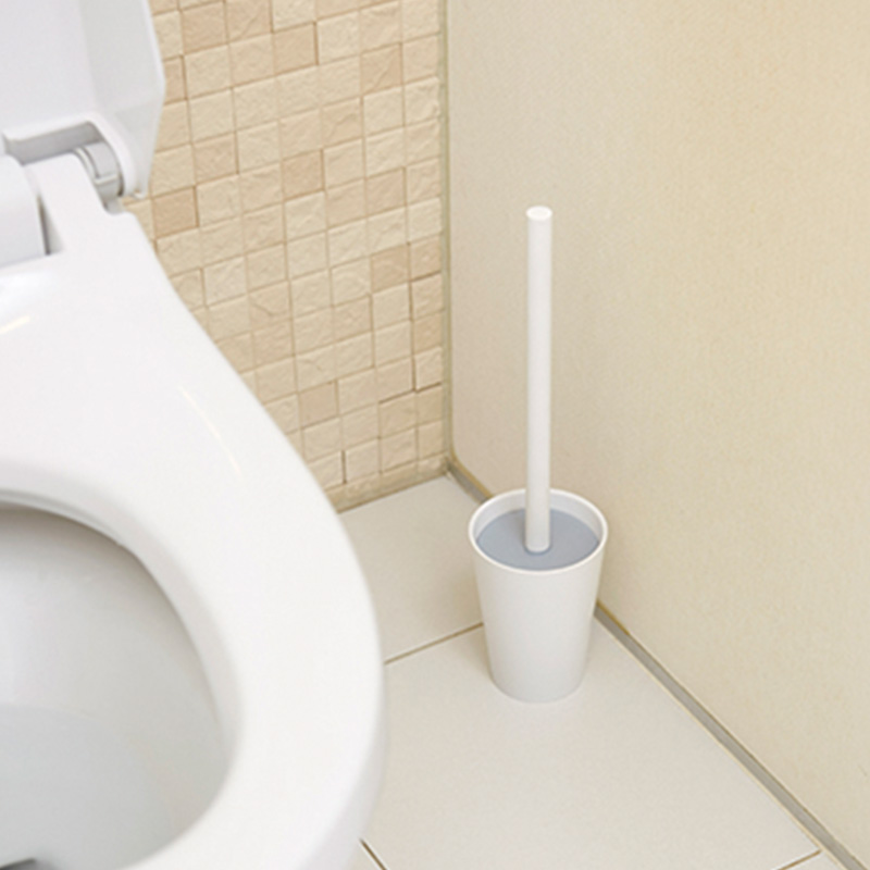 トイレブラシ トイレ掃除 ブラシ 収納 卵型 トイレブラシ ホルダー 便器 ホワイト 白 シンプル 省スペース おしゃれ