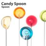 キャンディーのようなカラフルなスプーン　Candy Spoon
